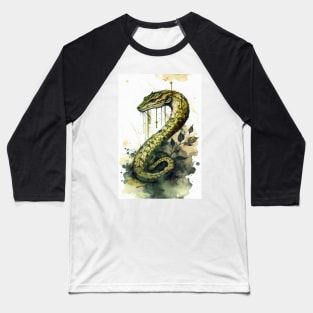 Basilisk Snake Baseball T-Shirt